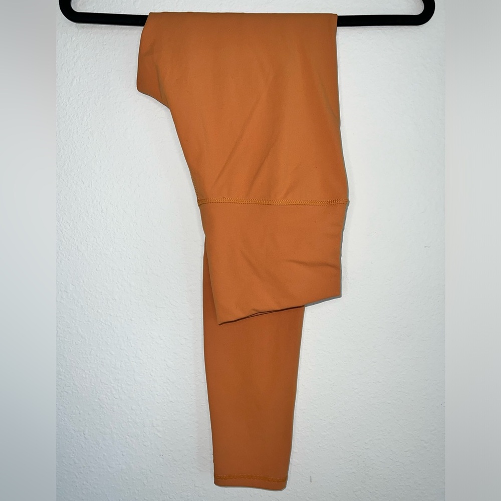 073. Sunzel Light Orange Leggings - Size Medium